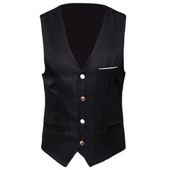 Dress Vests For Men Slim Fits Mens Suit Vest Male Waistcoat Gilet Homme Casual Sleeveless Formal Business Vest chaleco hombre