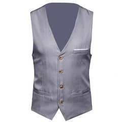 Dress Vests For Men Slim Fits Mens Suit Vest Male Waistcoat Gilet Homme Casual Sleeveless Formal Business Vest chaleco hombre