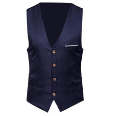 Dress Vests For Men Slim Fits Mens Suit Vest Male Waistcoat Gilet Homme Casual Sleeveless Formal Business Vest chaleco hombre