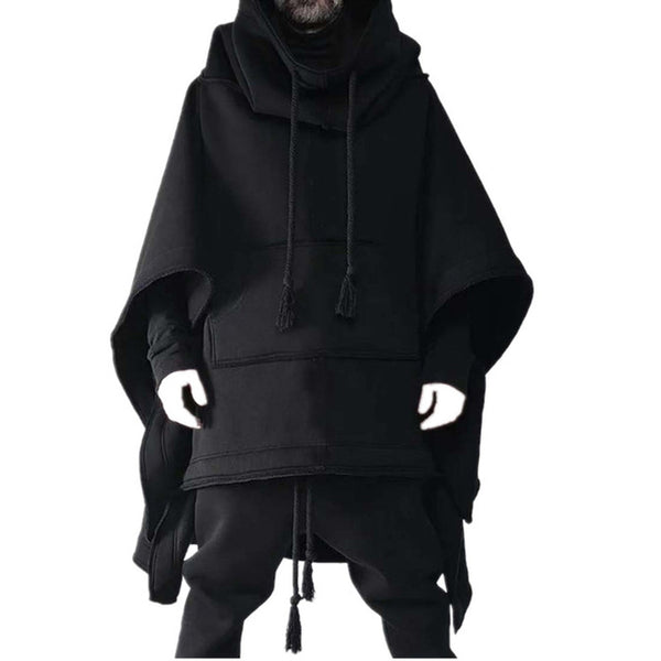 Cape cloak in the long bat hoodie autumn and winter woolen coat male personality jacket woolen shawl  men's fashion tops