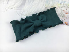 Girl Stylish Bowknot Headband Twist Hairband Bow Knot Cross Tie Solid Headwear Lovely Babies Kids Girls Bow Tie Headwear