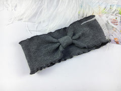 Girl Stylish Bowknot Headband Twist Hairband Bow Knot Cross Tie Solid Headwear Lovely Babies Kids Girls Bow Tie Headwear