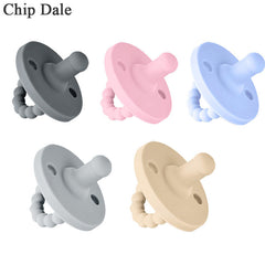 Food Grade Silicone Newborn Baby Dummy Pacifier Infant Round Nipple Soother Pacifier High Quality Baby Care Product