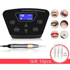 Biomaser Digital Semi Permanent Makeup Machine Set Professional Rotary Pen PMU Kit For Eyebrows Lip Microblading DIY Tattoo   Ma