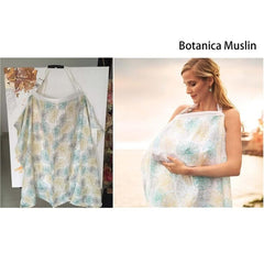 Breastfeeding Cover Baby Infant Breathable Cotton Muslin nursing cloth L large size big Nursing feeding cover cape apron 72*102