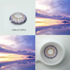 BIG SALE 1 Pair  Lemon Glass Color Series Big Eyes Cute Contacts Colored Contact Lenses Cosmetic Contact lens