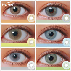 EYESHARE- 1 Pair  Bitas Ocean Color  Beautiful Pupil Contact Lenses Cosmetic Contact Lens Eye Color (2pcs)