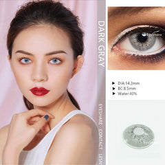 EYESHARE- 1 Pair  Bitas Ocean Color  Beautiful Pupil Contact Lenses Cosmetic Contact Lens Eye Color (2pcs)