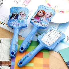 Disney Frozen Comb 3D Mickey Minnie Comb Elsa Anti-static Air Cushion Hair Care Brushes Baby Girls Dress Up Makeups Toy Gifts