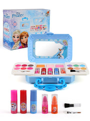 Disney Children's Cosmetics Toy Princess Makeup Box Set Frozen Girl House Toy Lip Gloss Rouge baby Christmas present