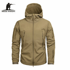 Mege Brand Clothing Autumn Men's Military Camouflage Fleece Jacket Army Tactical Clothing  Multicam Male Camouflage Windbreakers