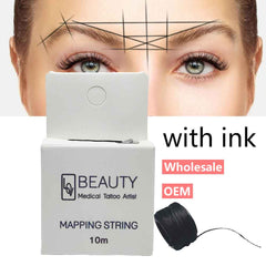 Mapping pre-ink string for Microblading eyebow Make Up Dyeing Liners Thread Semi Permanent Positioning Eyebrow Measuring Tool