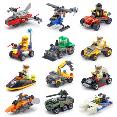 police special police car fire engine missile car plane building block truck house building block boy hand made toy