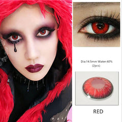 EYESHARE 1 Pair  Beautiful Pupil  Eye Cosmetic Colorful Contact Lens Halloween Cosplay Lenses Crazy Lens for Eyes