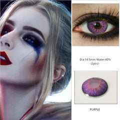 EYESHARE 1 Pair  Beautiful Pupil  Eye Cosmetic Colorful Contact Lens Halloween Cosplay Lenses Crazy Lens for Eyes