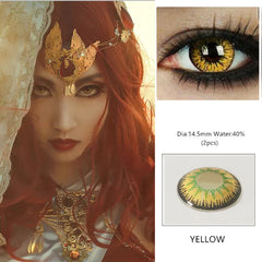 EYESHARE 1 Pair  Beautiful Pupil  Eye Cosmetic Colorful Contact Lens Halloween Cosplay Lenses Crazy Lens for Eyes