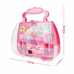 Safe Princess Girls Makeup Kids Cosmetics Make up Set Washable Beauty Makeup Box Baby Gift Toys for Girls Birthday Pretend Play