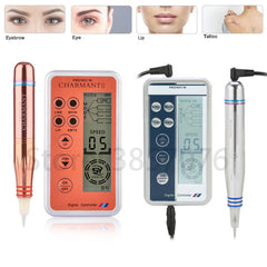 Dermografo Charme Princesse Permanent Makeup Pen Digital Premium Machine Intelligent Control Panel Set for Micropigmentation