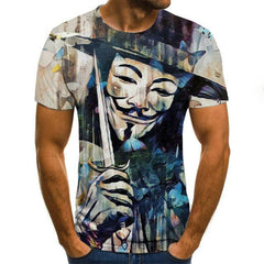 Hot Sale Clown T Shirt Men/women Joker Face 3D Printed Terror Fashion T-shirts size XXS-6XL