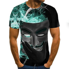 Hot Sale Clown T Shirt Men/women Joker Face 3D Printed Terror Fashion T-shirts size XXS-6XL