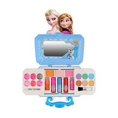 Disney girls Princess frozen elsa Cosmetics Make up set Cartoon anna elsa polish Beauty makeup box  baby  kids Christmas present