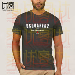 new DSQ2 t-shirt Men's women's Summer 100% Cotton Team Tees Male Newest Top Popular Normal Tee Shirts