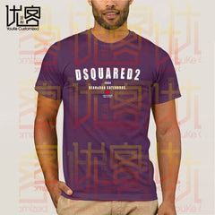 new DSQ2 t-shirt Men's women's Summer 100% Cotton Team Tees Male Newest Top Popular Normal Tee Shirts