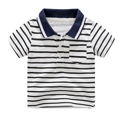 Polo Shirts Boy Shirt Clothes Baby T-shirt Kids Short Sleeve Top Boys Clothing Cotton Girls Baby Girl Shirt