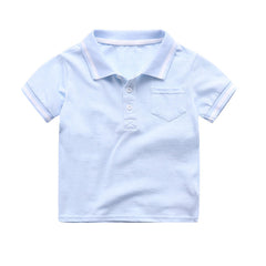 Polo Shirts Boy Shirt Clothes Baby T-shirt Kids Short Sleeve Top Boys Clothing Cotton Girls Baby Girl Shirt