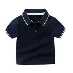 Polo Shirts Boy Shirt Clothes Baby T-shirt Kids Short Sleeve Top Boys Clothing Cotton Girls Baby Girl Shirt