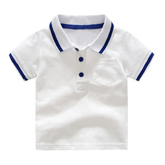 Polo Shirts Boy Shirt Clothes Baby T-shirt Kids Short Sleeve Top Boys Clothing Cotton Girls Baby Girl Shirt