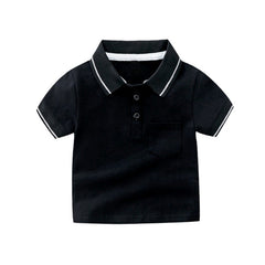 Polo Shirts Boy Shirt Clothes Baby T-shirt Kids Short Sleeve Top Boys Clothing Cotton Girls Baby Girl Shirt