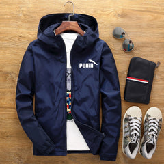 Jacket men windbreaker  spring and autumn new casual jacket jacket men windbreaker pilot zipper hooded jacket men