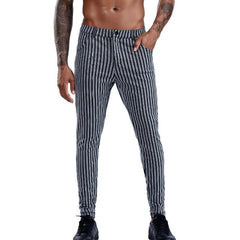 Classic Men Lattice Suit Pants Summer Thin Plaid Suit Trousers Casual Business Vintage Formal Pants For Wedding Party