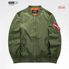 High quality Ma1 Thick and thin Army Green Military motorcycle Ma-1 aviator pilot Air men bomber jacket