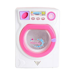 Mini Electric Makeup Brush Cleaner Washing Machine Dollhouse Toy Cosmetic Brush Powder Puff Washer Housekeeping Toys Kid Gifts