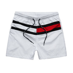 Summer tommi splice letter Casual cool Shorts Gyms Fitness sportswear Bottoms Male Running training Quick dry Beach Short Pants